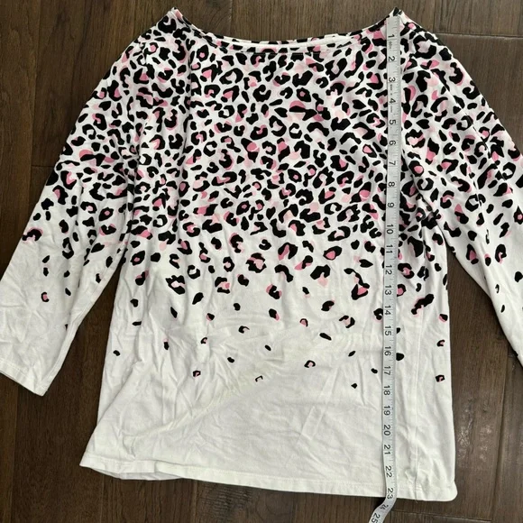 Talbots Mid-Sleeve Top - Picture 8 of 11